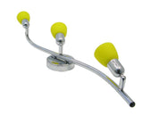 CLE-330A spotlámpa – 3×G9 60 W, króm, sárga búra