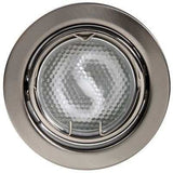 KIT-60A beépíthető spotlámpa szett – 3×7 W CFL GU10, 2700 K, matt króm