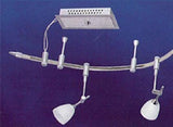 LVWM83E-291-5 halogén sínrendszer – 5×MR16, 20 W, 105 W-os transzformátorral, titán