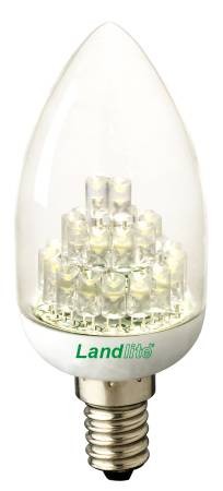 LED-EIC-2W LED izzó – E14, 2 W, melegfehér