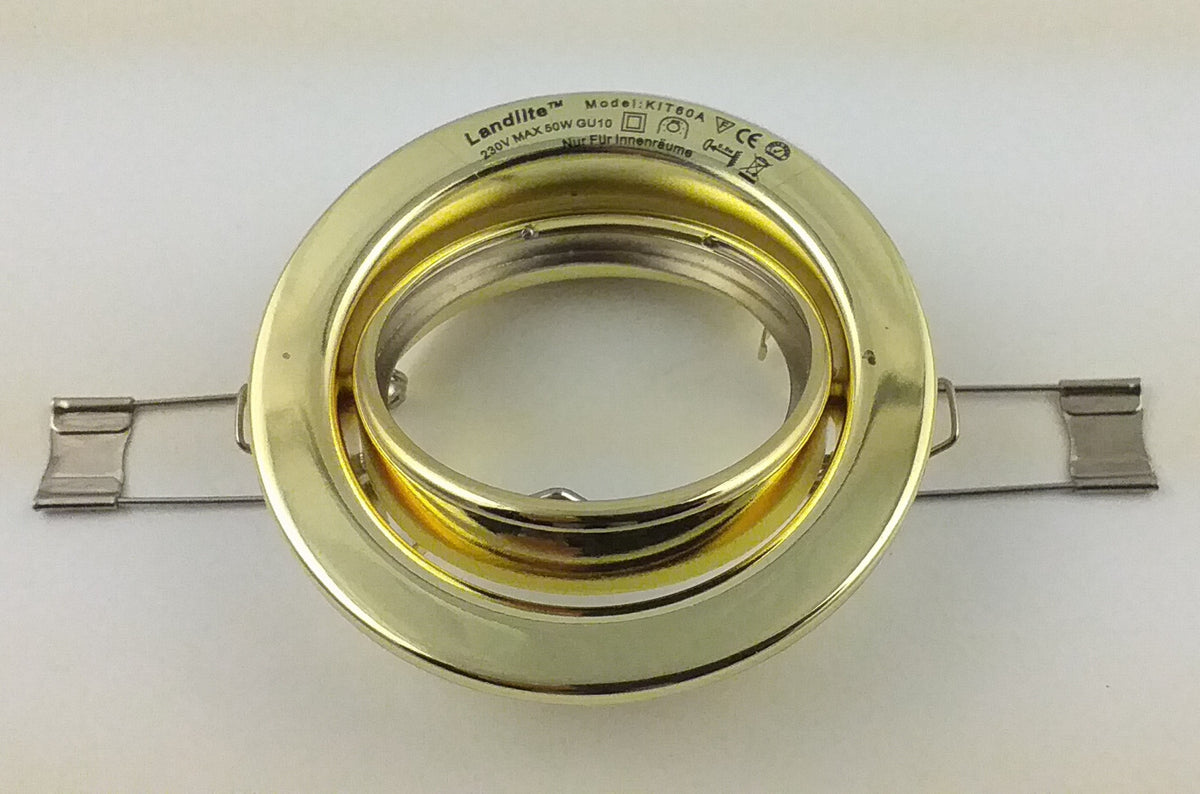 DL-60 (230V) brass, Downlight, industrial package