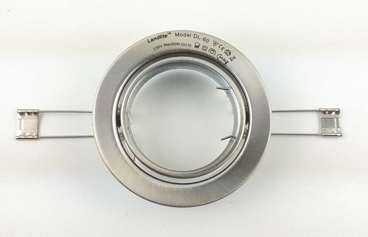 DL-60 (230V) mat chrome, Downlight, industrial package