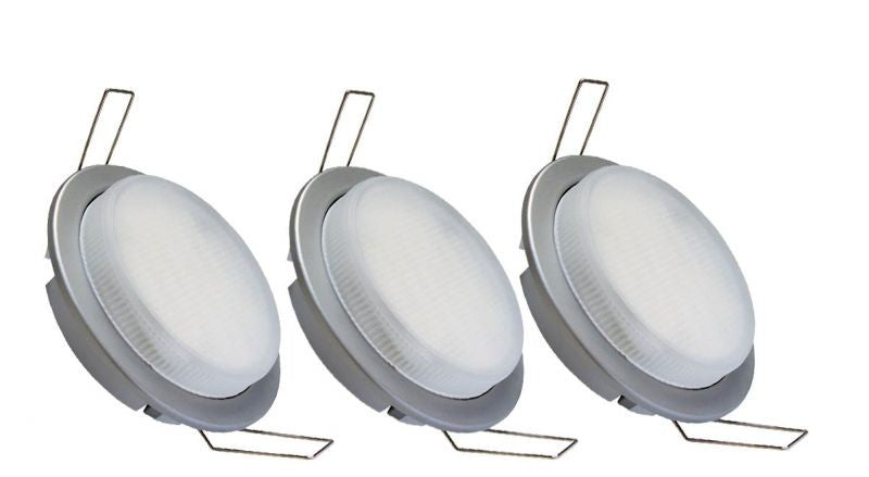 KIT-GX53-3x13W GX53 CFL silver-grey Down light kits