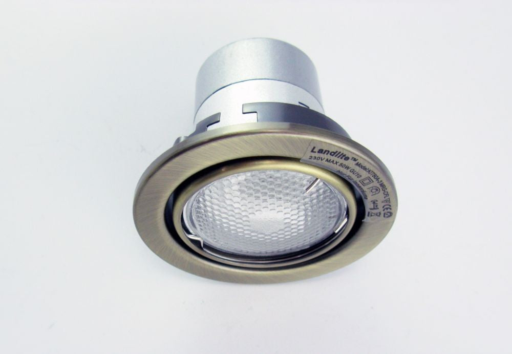 KIT-60A-3X13W CFL-GU10 2700K antique bronze, DownLight Kits