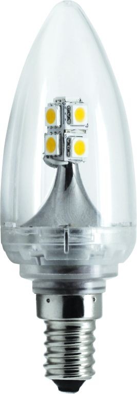 LED-C35-509-2W LED gyertyaizzó – E14, 2 W, melegfehér