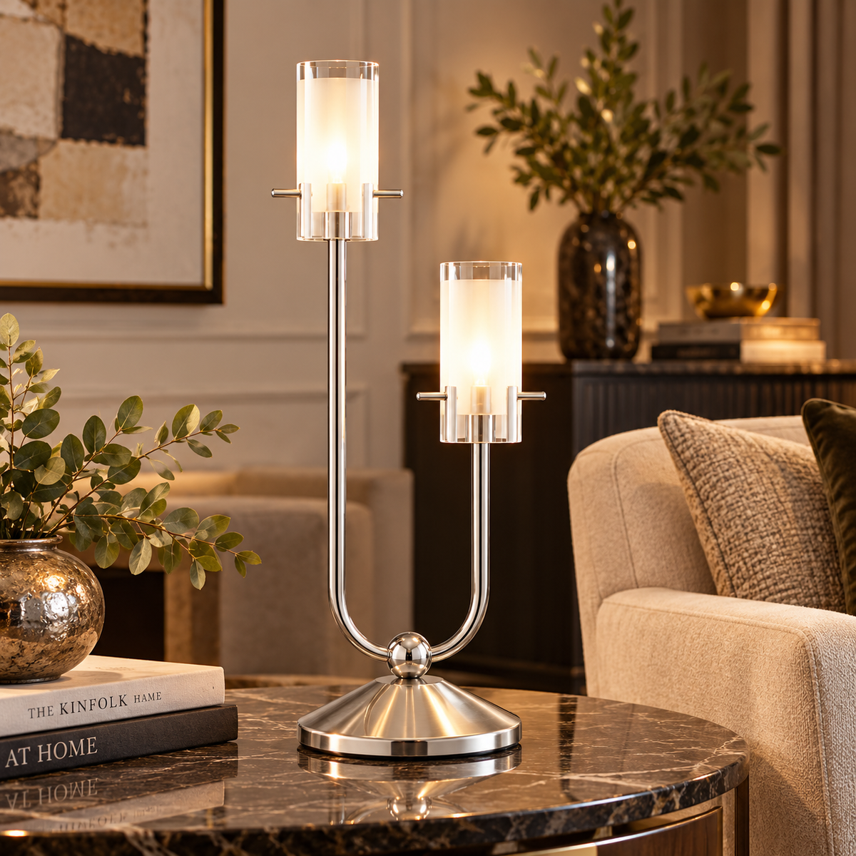 V2056/2T table lamp – 2×G9, 40 W