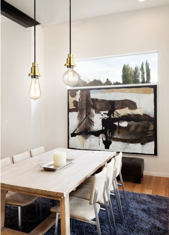 LANDLITE PL-M-046 függesztett lámpa – E27, max. 60 W, matt barna bronz