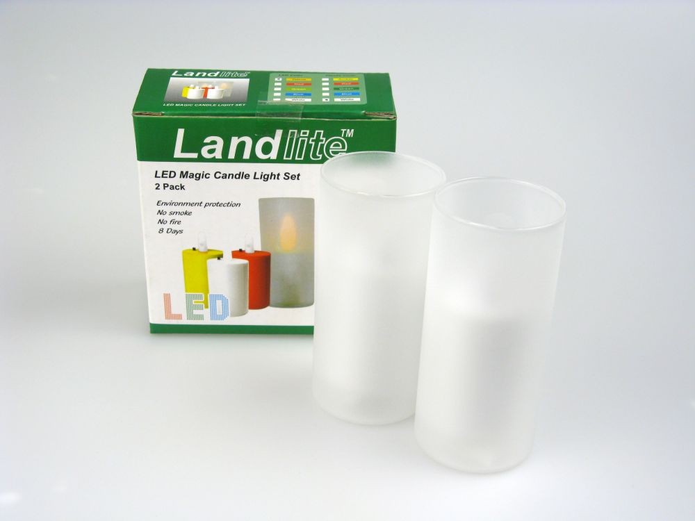 LED/CAL-01 LED gyertya szett – sárga LED, 2 db/szett – 2. kép