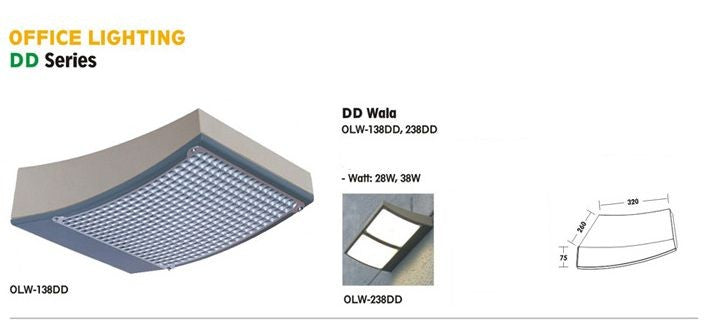 DD WALA 2X38W (OLW-238DD), Office Lamp