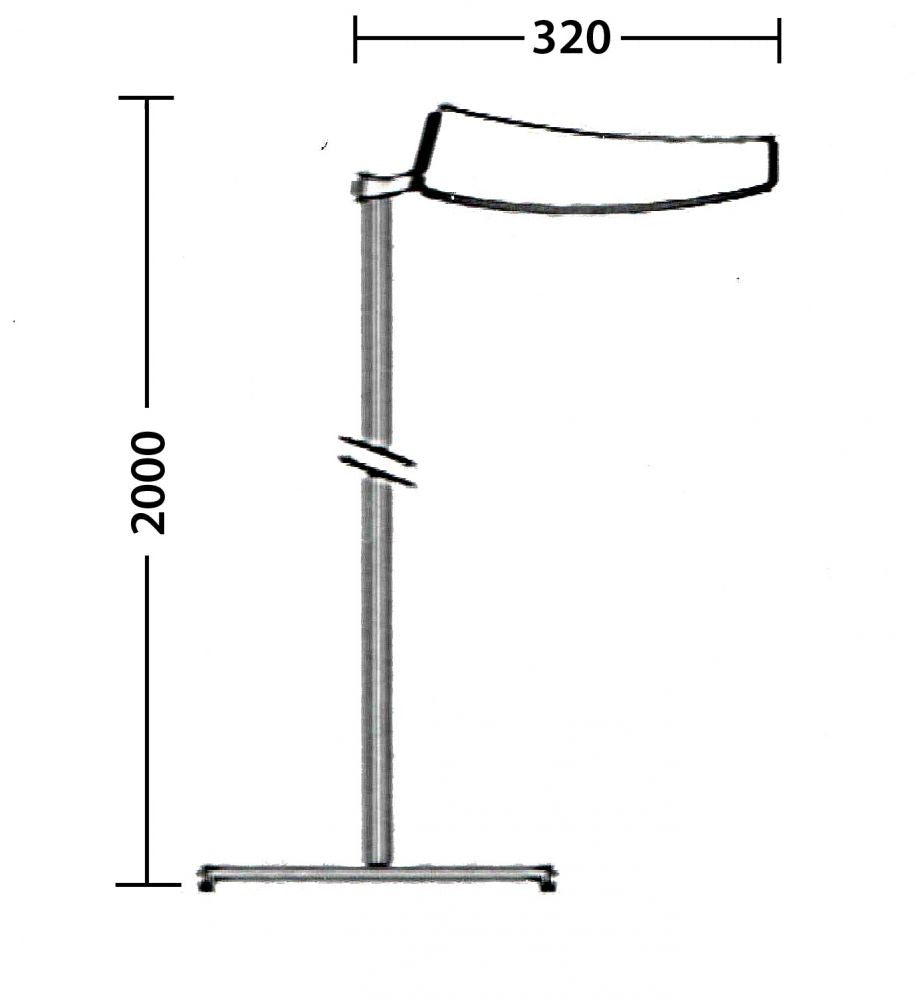 DD FLORA 1X38W (OLF-138DD), Office Lamp