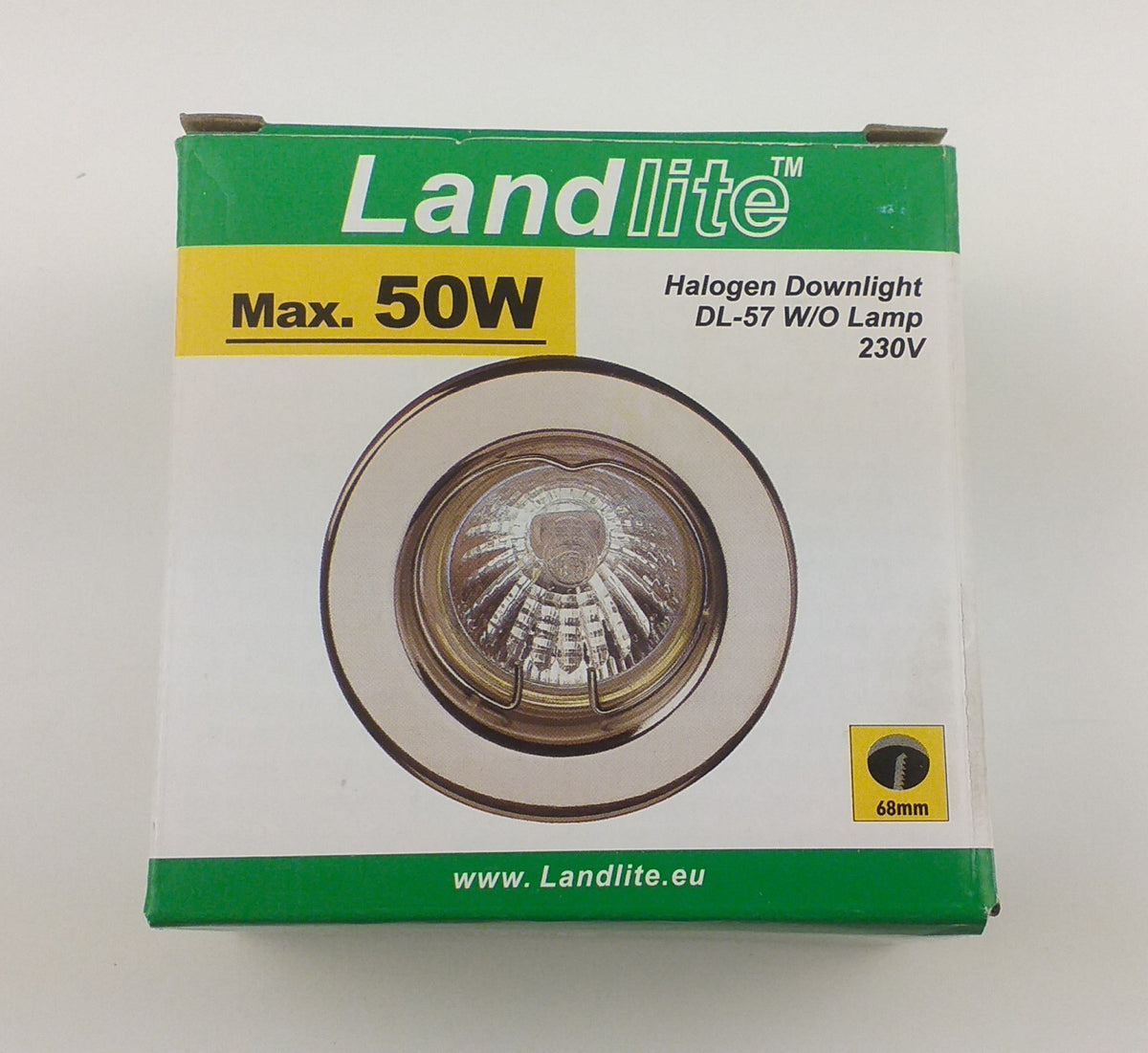 DL-57 (230V) mat chrome (M.CP), Downlight without lamp, without holder