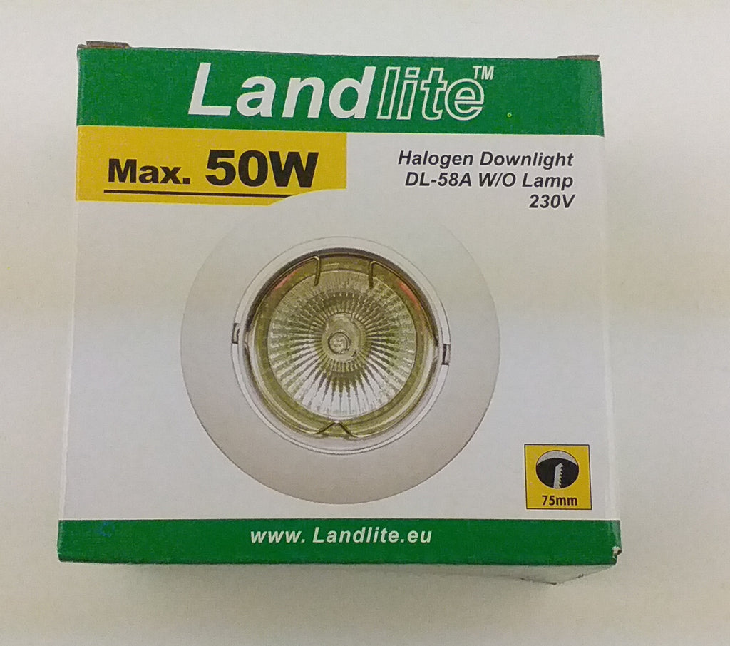DL-58A halogén beépíthető mélysugárzó – 230 V, fehér – 3. kép