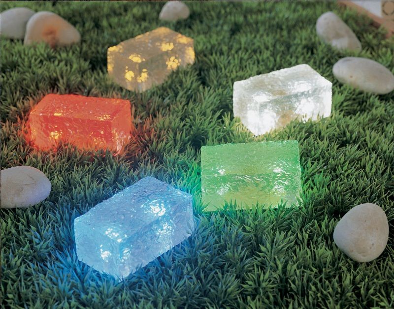 LED Icebrick KIT-5 YELLOW (LED-G11-5X0.5W, sárga), Jégtégla lámpa