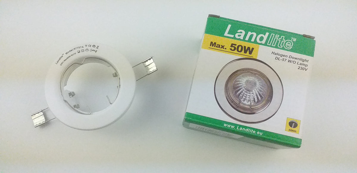 DL-57 (230V) white (WH), Halogen Downlights