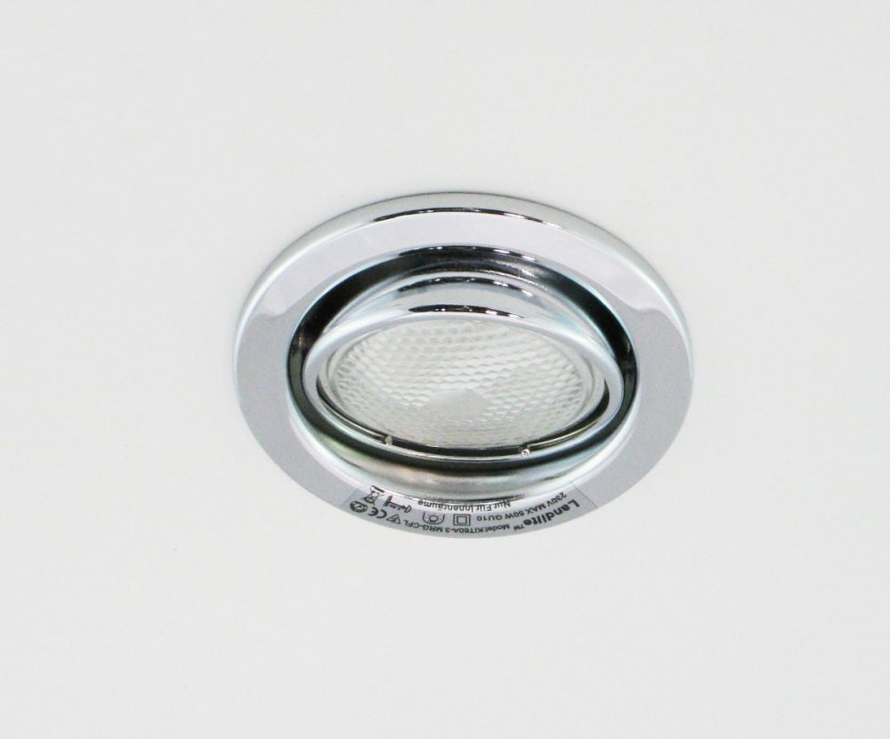KIT-60A-3X13W CFL-GU10 2700K chrome, DownLight Kits