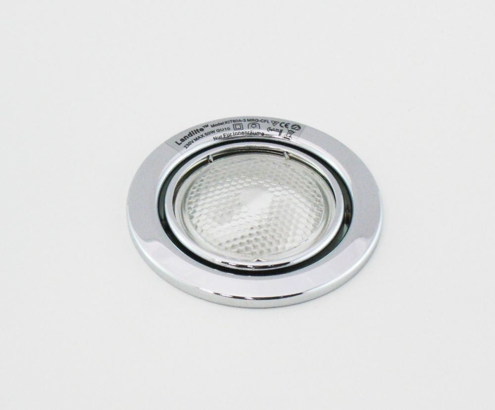 KIT-60A-3X13W CFL-GU10 2700K chrome, DownLight Kits