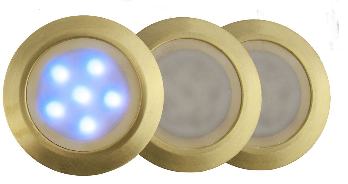 LED-GR01-3X0.5W blue, LED ground lamp kit