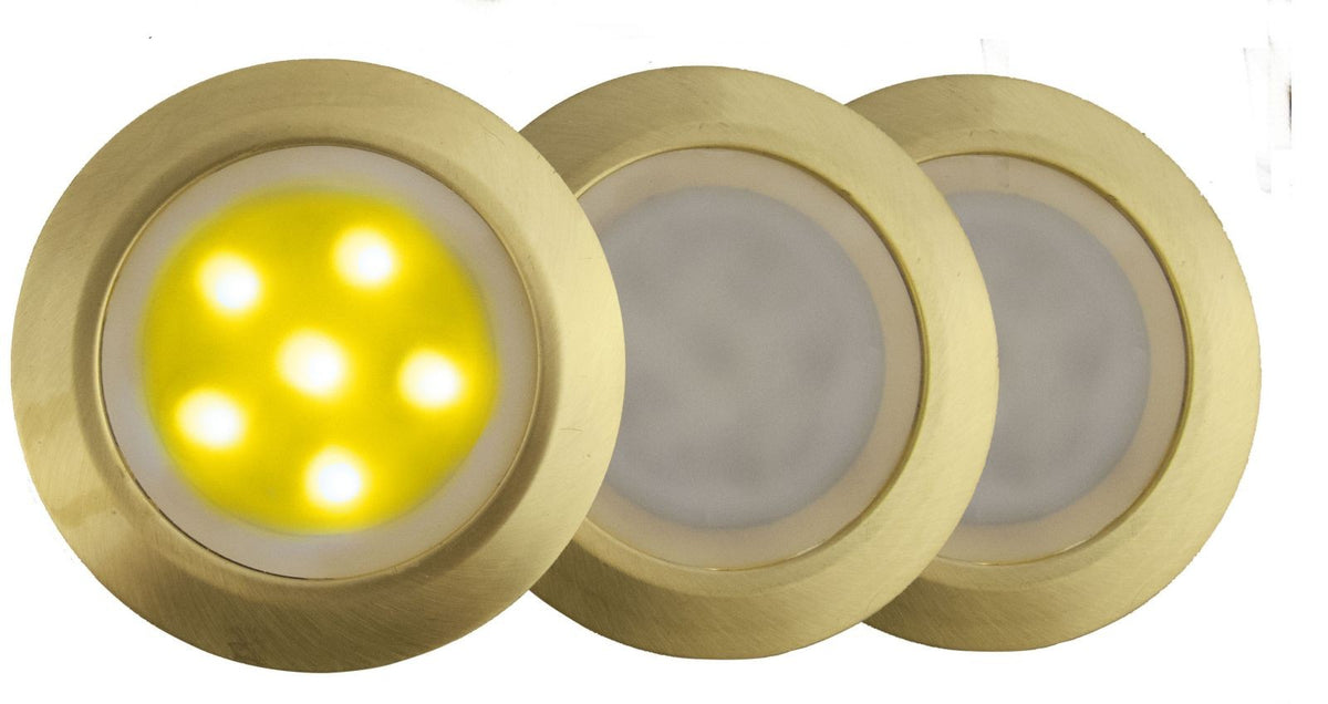 LED-GR01-3X0.5W yellow, LED ground lamp kit