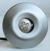 LED-GR02 földbe süllyesztett LED kiegészítő szett – 2×1,0 W, matt króm, kék LED