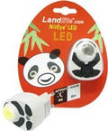 Panda LED-NL01 éjszakai lámpa – fekete/fehér, sárga LED