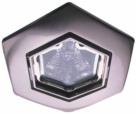 KIT-82-3X50W GU10 hexagonal chrome, Halogen Kit