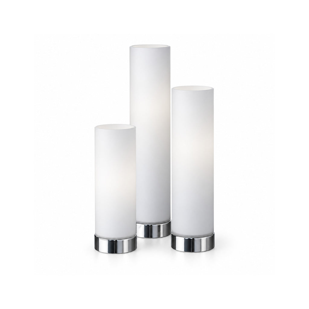 LANDLITE Mini Tube dekor asztali lámpa szett, 3 db, E14, max. 3 × 40 W