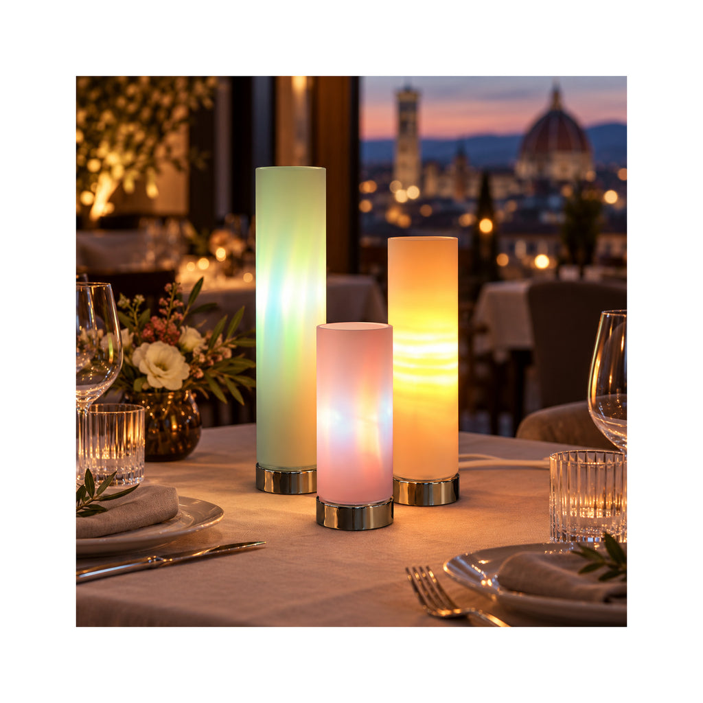 LANDLITE Mini Tube dekor asztali lámpa szett, 3 db, E14, max. 3 × 40 W – 5. kép