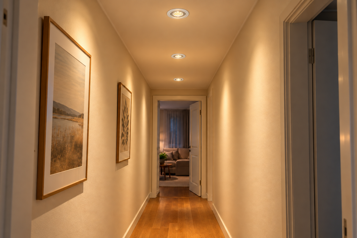 KIT-60A beépíthető spot szett, 3 db – 3×1,5 W GU10 LED, melegfehér, fehér