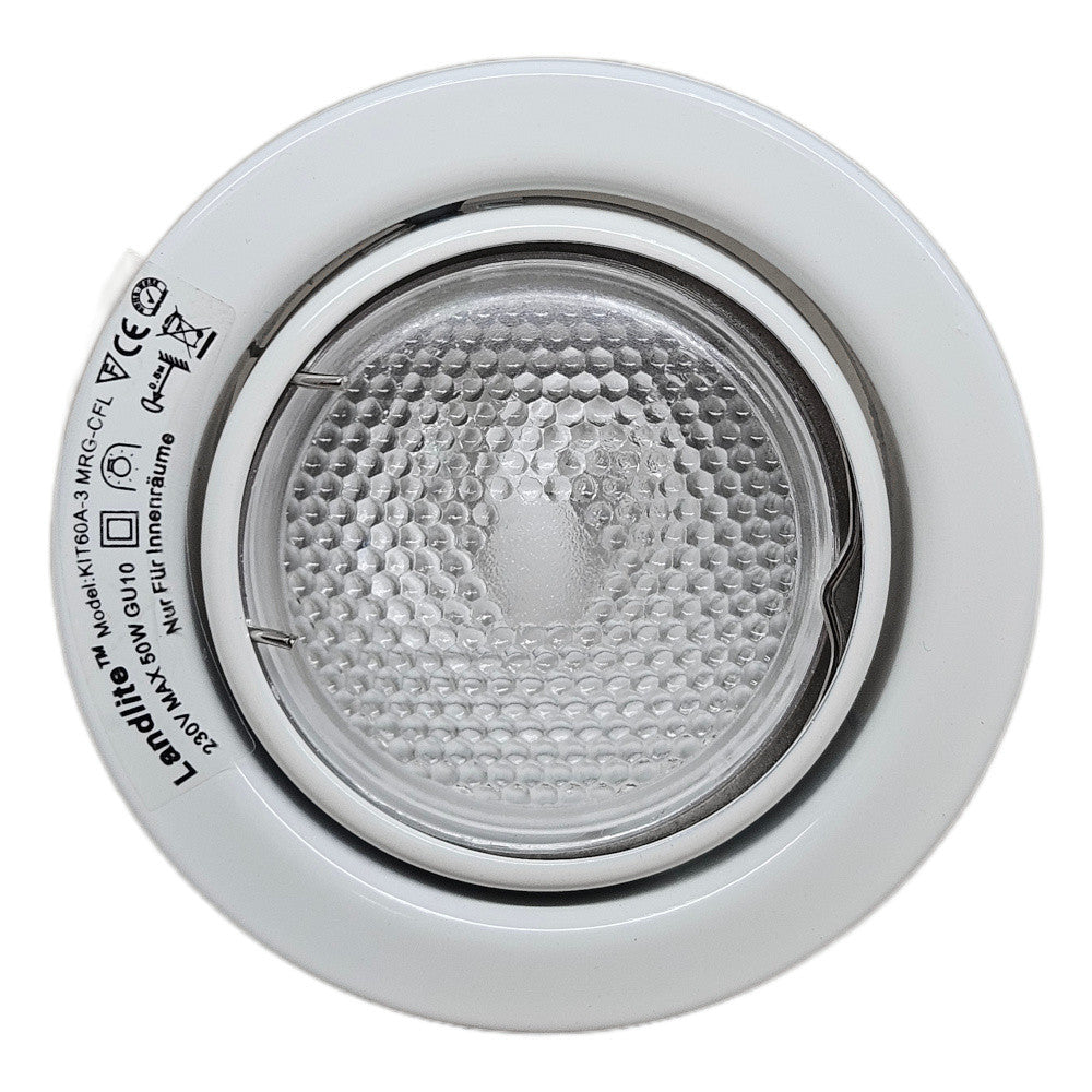 KIT-60-3X7W CFL-GU10 2700K white, DownLight Kits