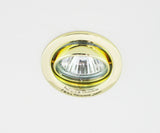 KIT-60A beépíthető downlight szett – 3×7W, GU10, 2700K, sárgaréz