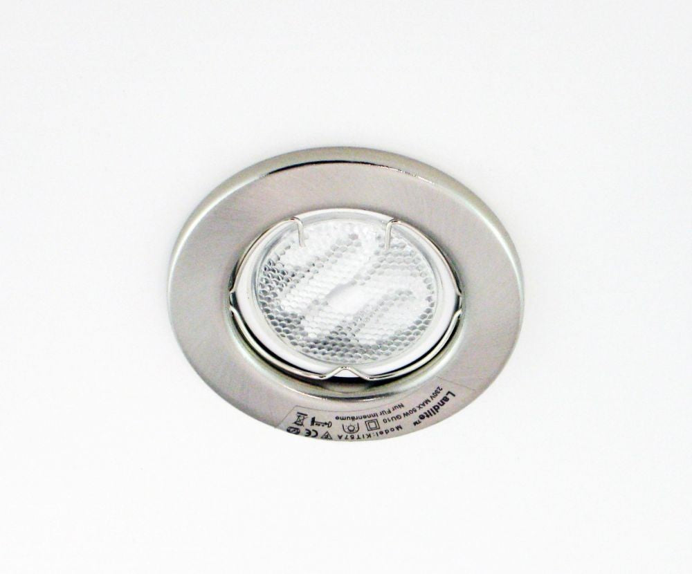 KIT-57A-3X7W CFL-GU10 2700K matt chrome, DownLight Kits