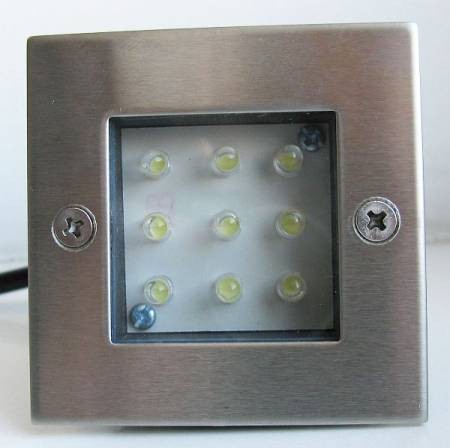 LED-GR92-3 cool white IP68, Földbe süllyesztett LED szett