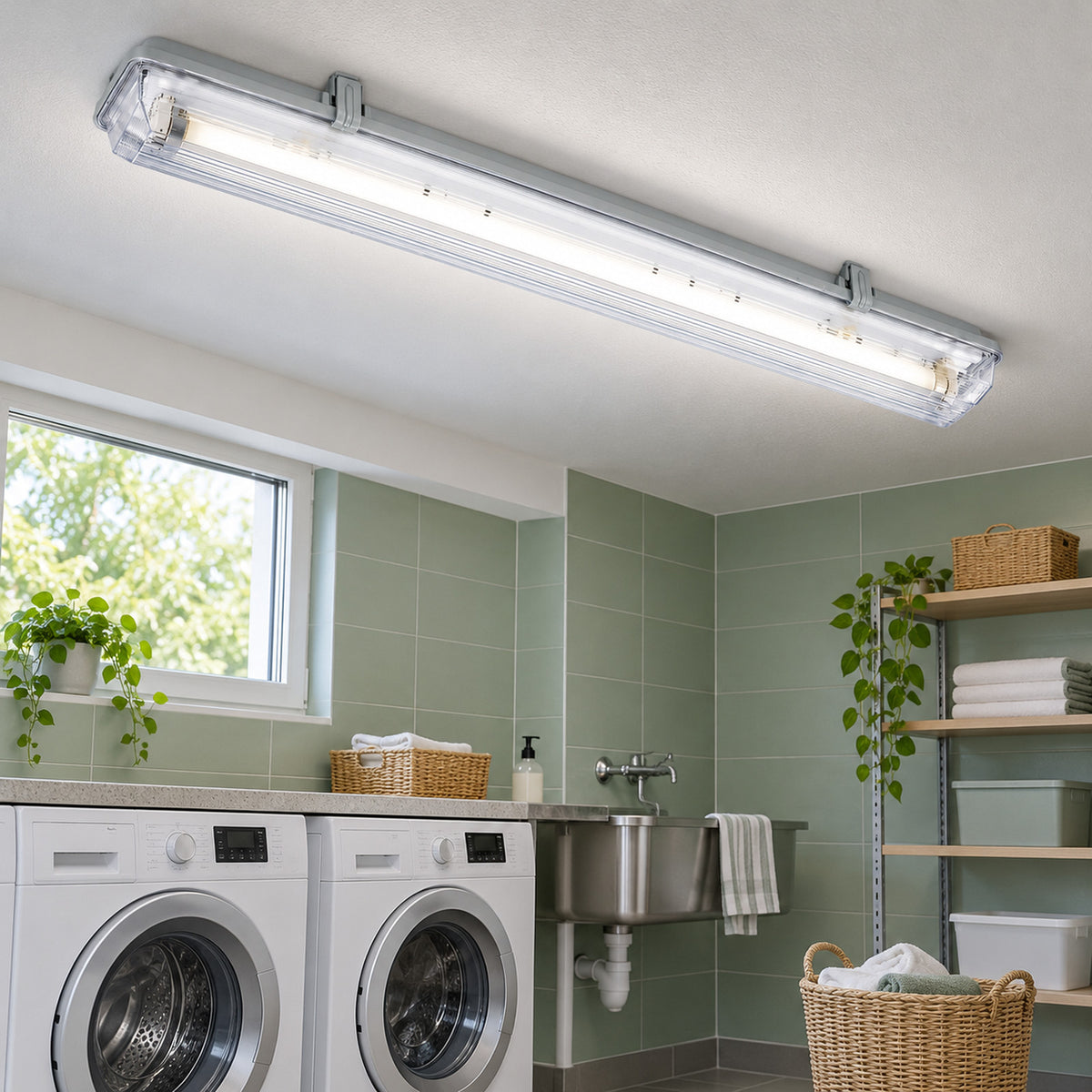 CLF/S 1-36 waterproof light – 1×36 W, T8, IP65
