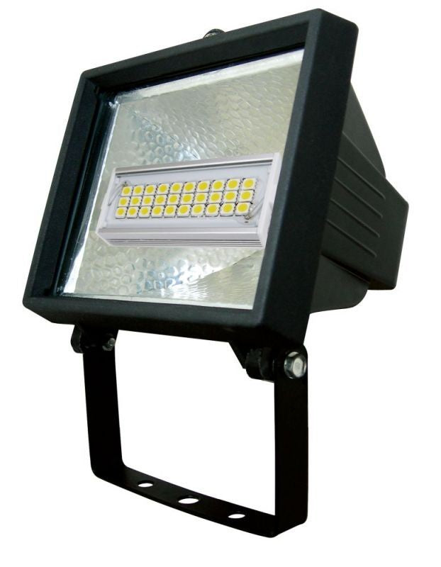 FL-L118-8W LED reflektor – 8 W, melegfehér, fekete