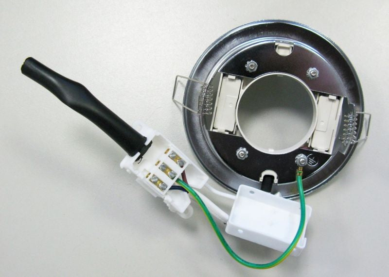 DL-09-GX53 230V mat chrome, recessed downlight