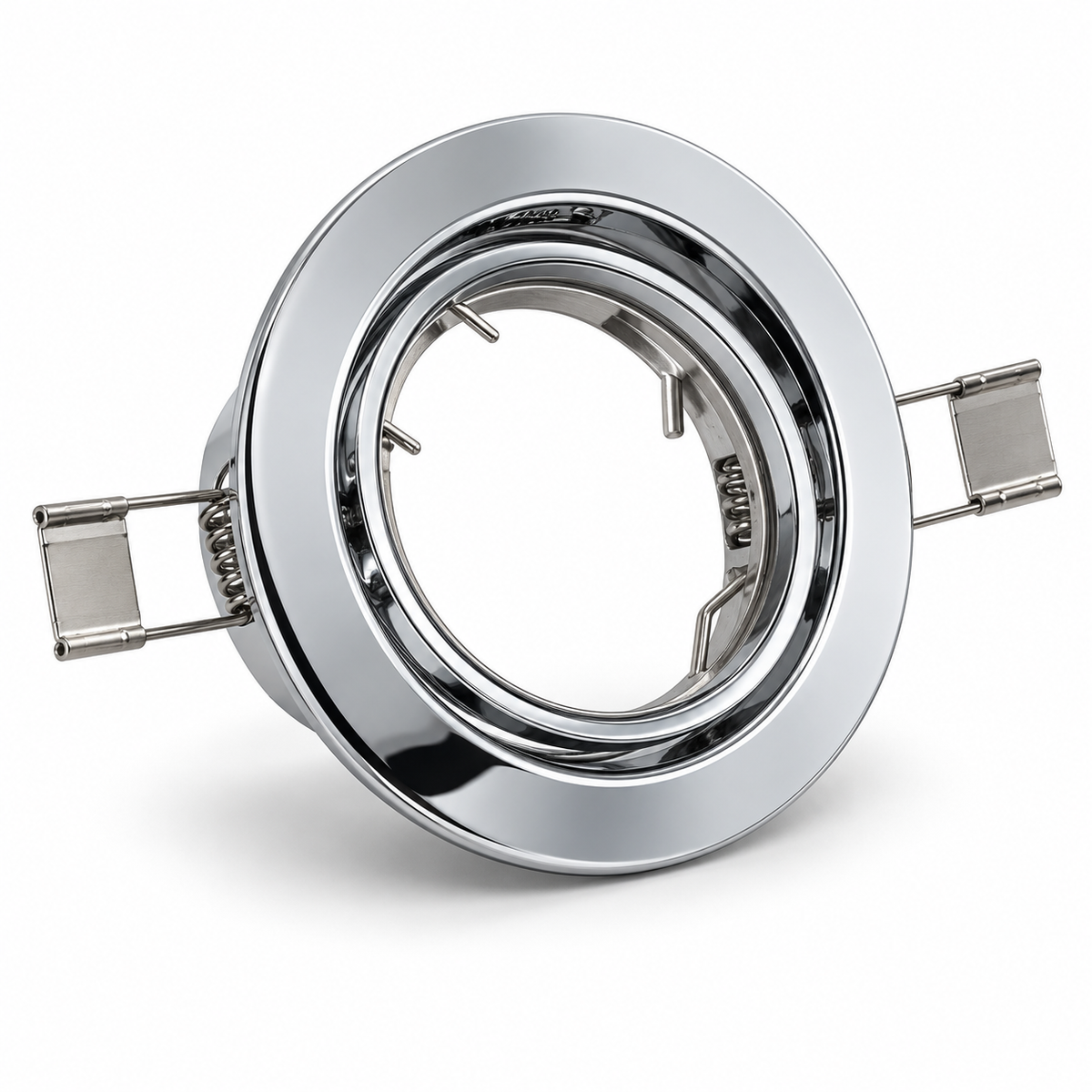 DL-60 recessed downlight – 230 V, chrome, industrial pack
