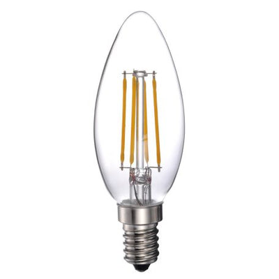 LANDLITE LED filament izzó E14, C35, 4 W, 400 lm, 2700 K melegfehér