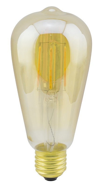 LANDLITE LED filament E27 7,3 W ST64 710 lm 1700 K – dekoratív vintage fényforrás – 01CEL486 – 2