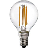 LANDLITE LED filament izzó E14, G45, 4 W, 400 lm, 2700 K melegfehér