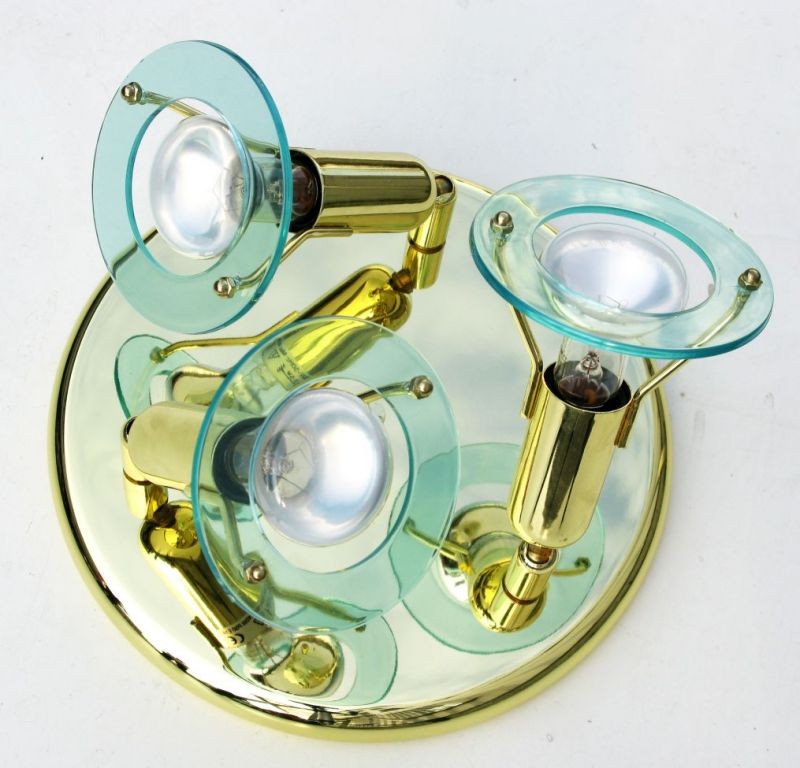 CLR-300, brass 3x40W R50/E14, Spot Lights