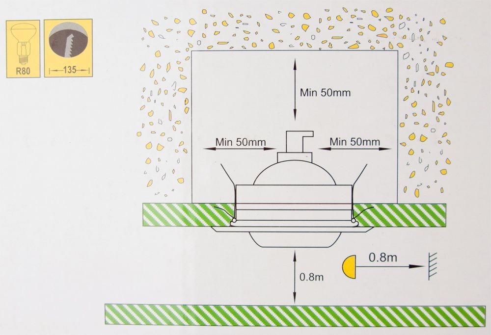 DL-730 Brass, Recessed Down Lights