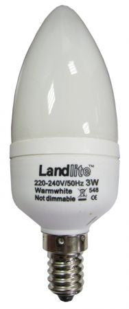 EIC-3W E14, Energy saving lamps *