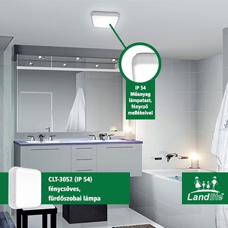CLT-3052/TL3052 fali lámpa – 2×9 W, IP54, fénycsővel