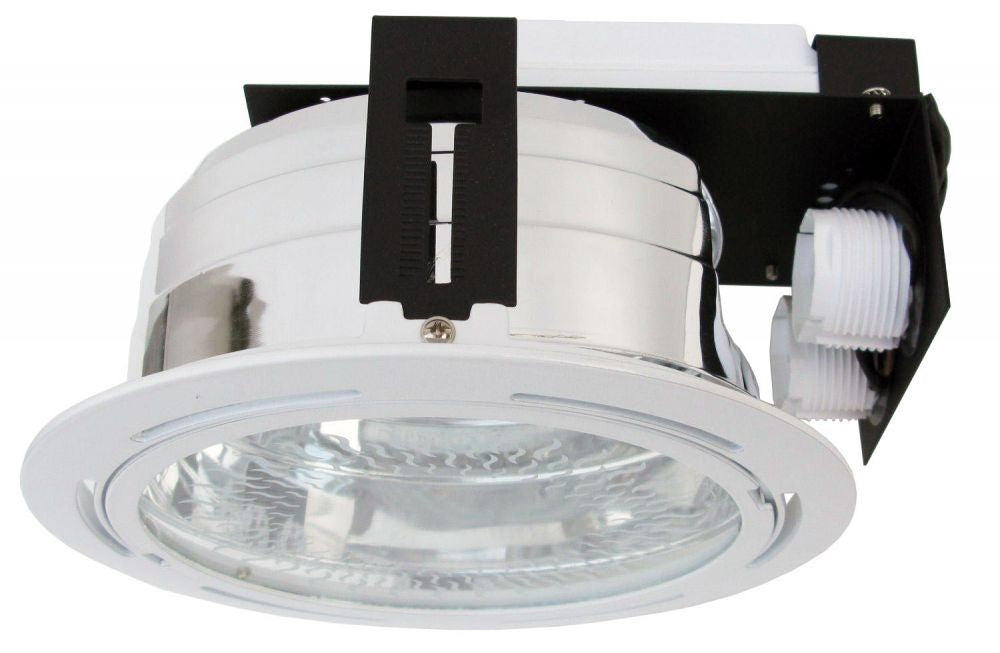 DL-518 2x18W G24q-2, with CE electronic ballast, with front glass, without lamp