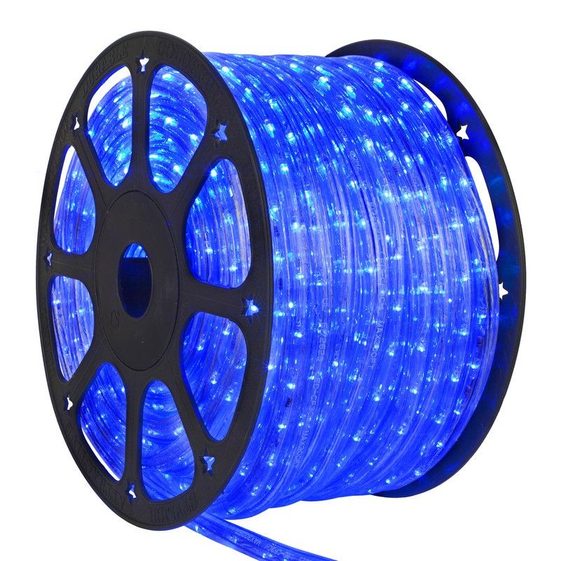 Q-Neon-50M-2R-12V/B fénykábel – 50 m, 12 V, kék, transzformátor nélkül