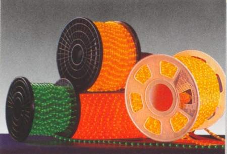 Q-Neon-50M-2R-12V/B fénykábel – 50 m, 12 V, kék, transzformátor nélkül – 2. kép