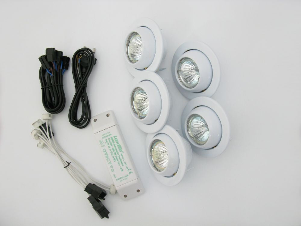 KIT-510-5 white, Halogen Kit