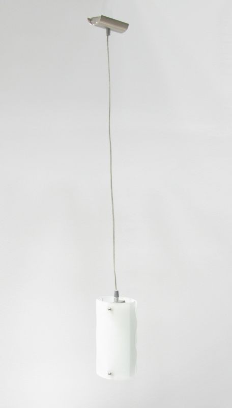 CL-002 függesztett lámpa – 1×E27 60 W, szatinált üveg, matt nikkel