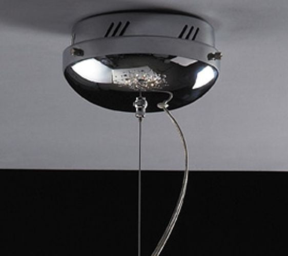 MONACO,MD2184/24, 24xG4 12V 10W, chrome, Egyptian crystal, Pendant Lamp