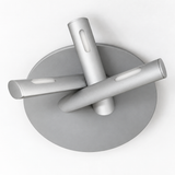 LANDLITE MW-5413/3C mennyezeti lámpa – ezüst, 3×G9, max. 3×60 W